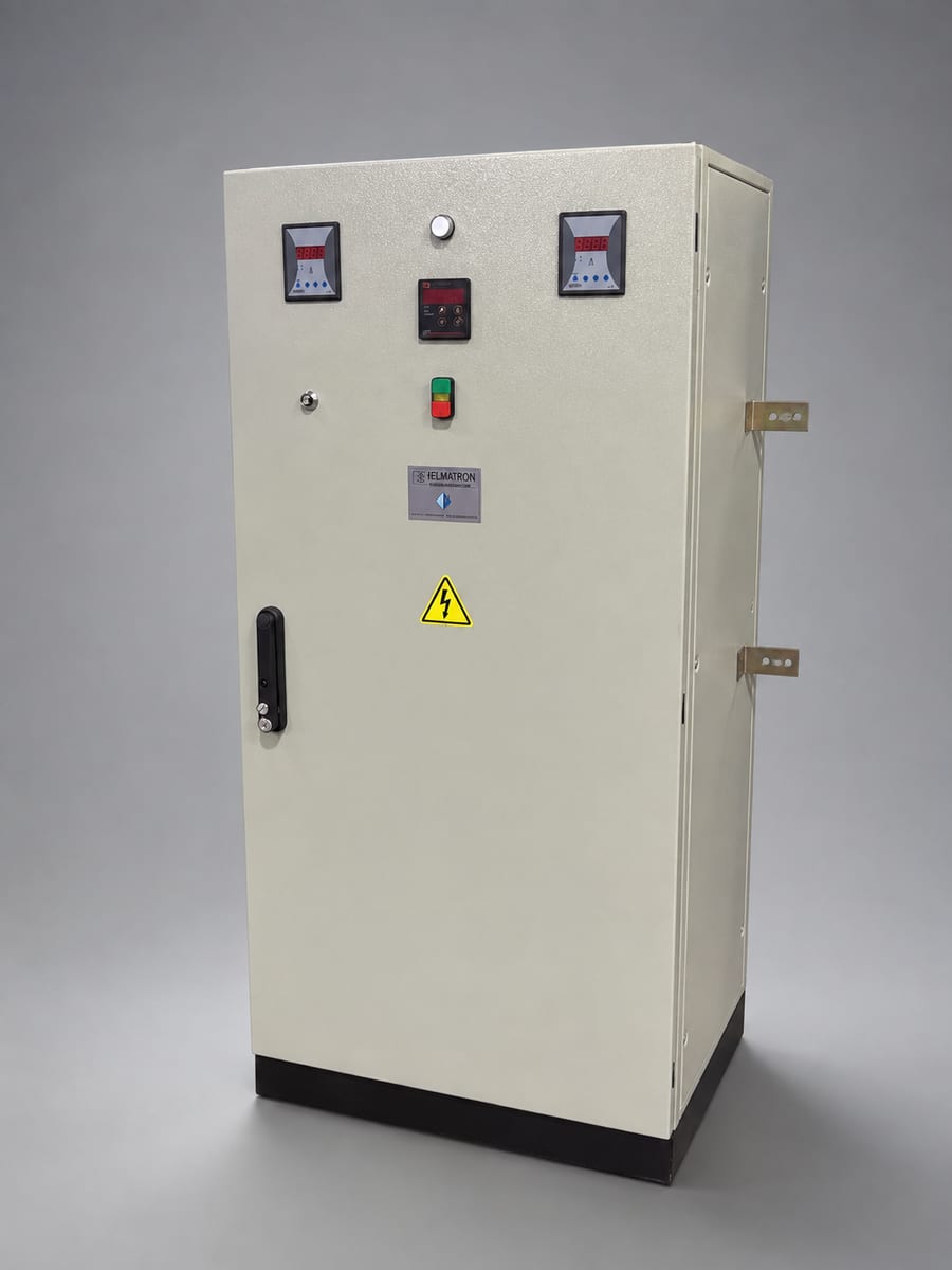 Retificador Helmatron para linha KTL / E-coat, vista frontal